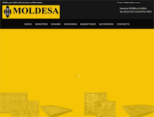 Tablet Screenshot of moldesa.com.ar
